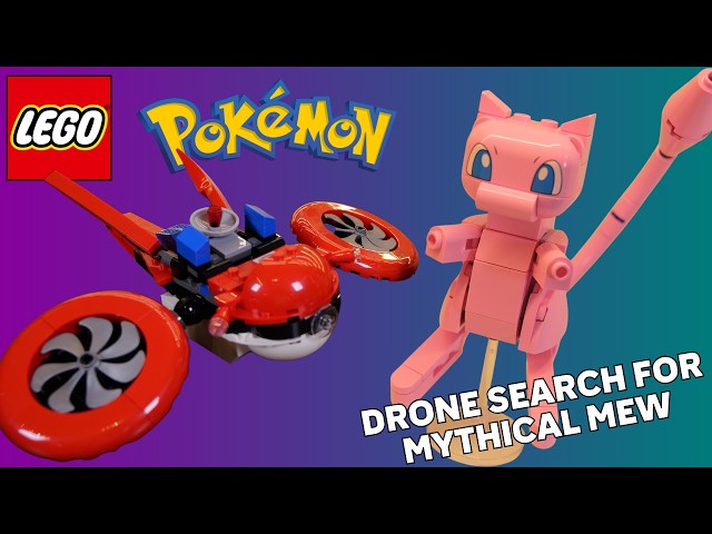 LEGO Pokemon 72161 Drone Search for Mythical Mew REVIEW