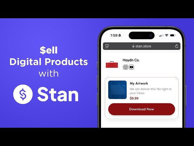 How to Sell Digital Products Easily using Stan.Store