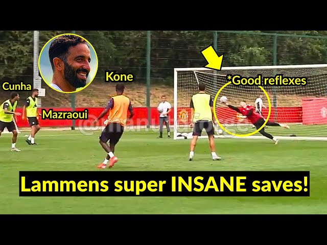 Senne Lammens stuns Amorim with INSANE saves in training ahead of Brentford | Man United News