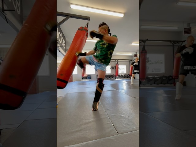 Bag Work is one of my favorite ways to train Muay Thai! #MuayThai #Fitness #Exercise