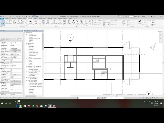 Revit Creating Reflected Ceiling Plan