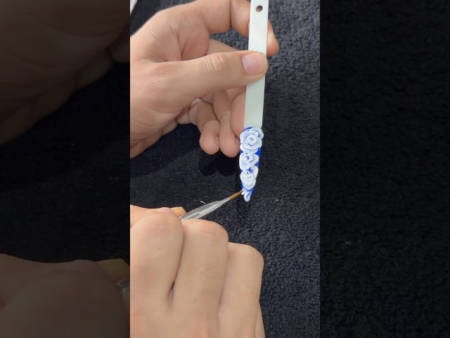 How to Create 3D Acrylic Flowers | Easy Nail Art Tutorial // Flowers nail art with acrylic powder