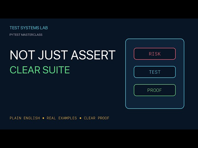 Pytest Tutorial — Build a Maintainable Test Suite