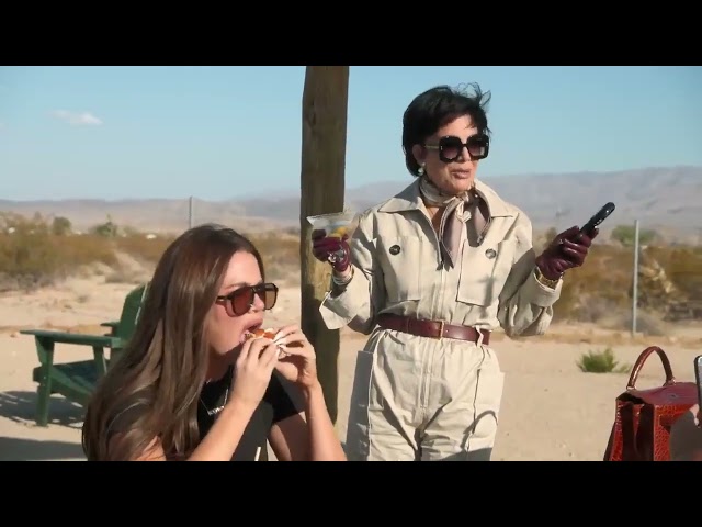 Kim Kardashian, her sister Khloe and Kris Jenner,  decided to take a luxurious RV out to Joshua Tree