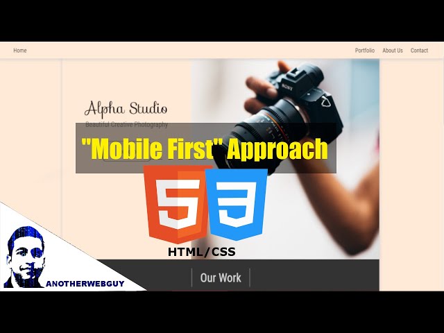 How to Build a Complete Responsive Website using 'Mobile First' Approach | Code Snippet #14