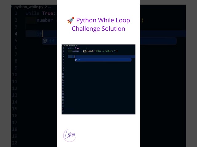 Don't get stuck in an infinite loop 🔄 #python #programming #shorts