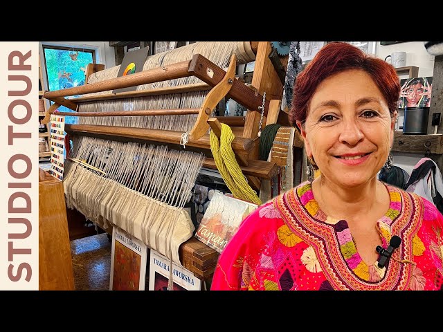 Studio Tour / Ixchel Suarez / Tapestry Weaver