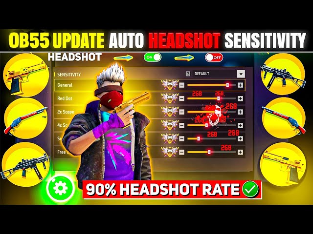 Free Fire Auto Headshot Trick 2026 Sensitivity | 2gb, 4gb, 6gb Ram Headshot Sensitivity Setting