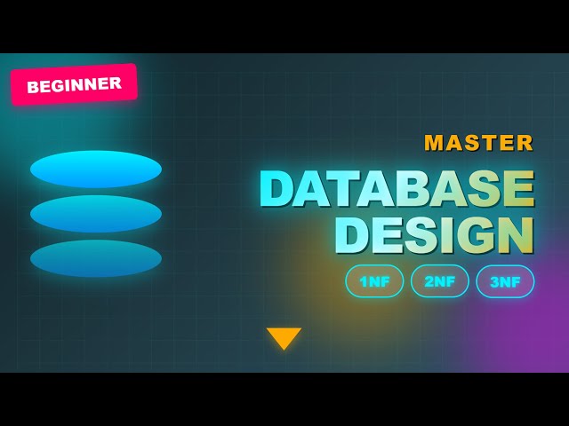 Database Design: ER Modeling & Normalization (1NF, 2NF, 3NF) Tutorial for Beginners