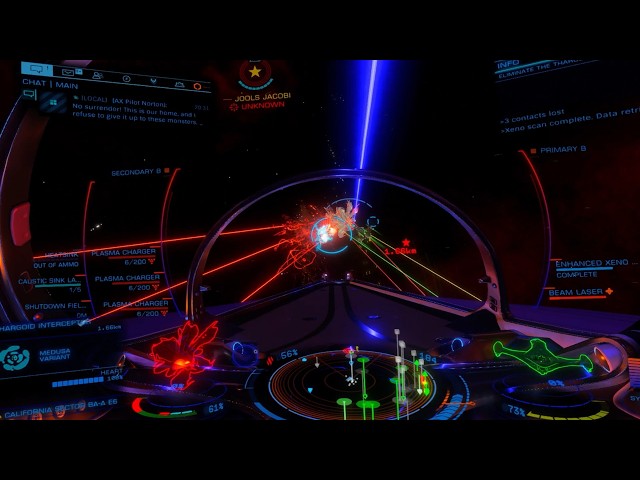 Reactive Cockpit at AXI Finance Friday Thargoid team battles