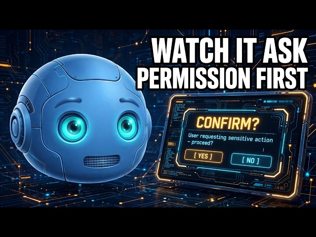 Real AI Agent Demo: Watch It Ask Permission Before Acting