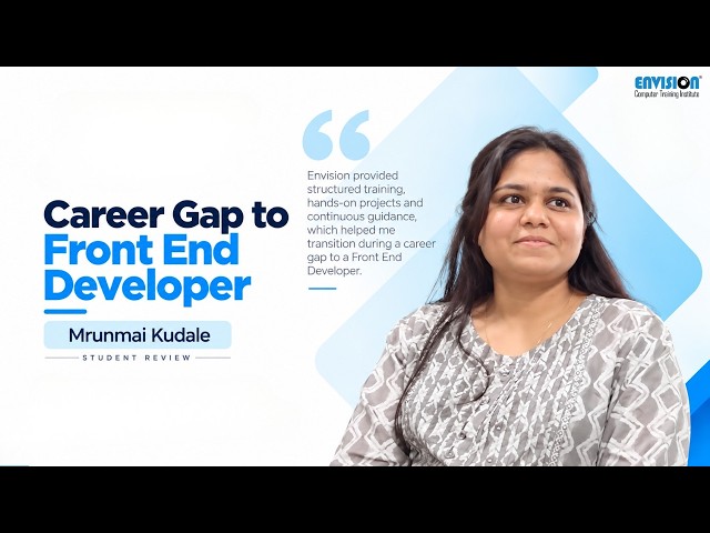 Mrunmai Kudale - Student Review | Web Development Course in Pune