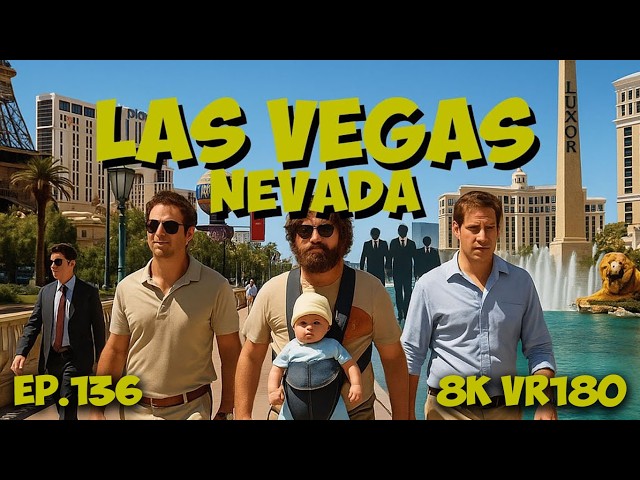 Ep.136 Las Vegas Movie History: Filming At Bellagio And Paris Resorts 8K VR180 3D
