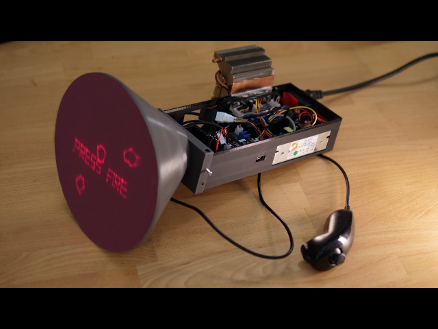 I made a LASER vector display