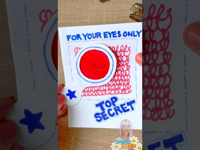 DIY Spy Card That Reveals Hidden Words!