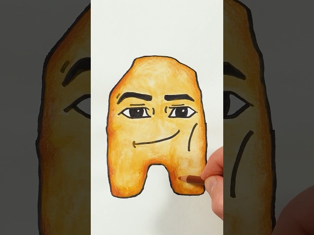 Gegagedigedagedago Nugget Drawing   #shorts #drawing #art #viral
