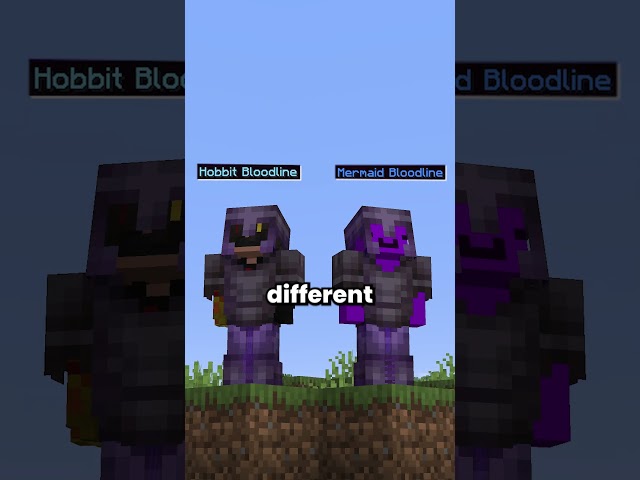 This Minecraft SMP has custom bloodlines 👀 #minecraft #smp #vaultsmp