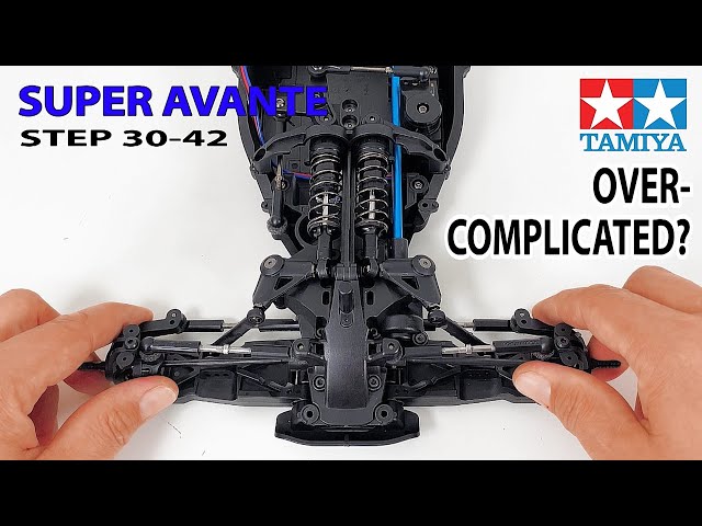 BUiLDiNG the Tamiya Super Avante TD4 - Step by Step 30-42: Front Suspension!