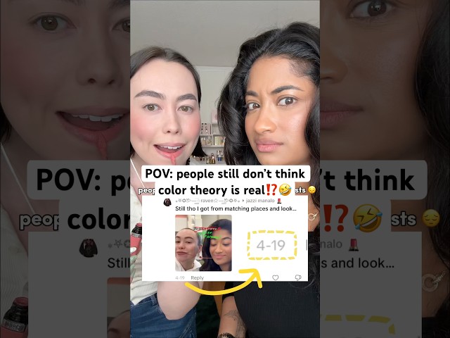 Imagine NOT believing in color theory in 2026 😬