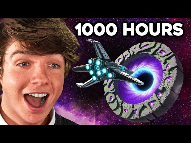 1 vs 1,000 Hour Minecraft Build!