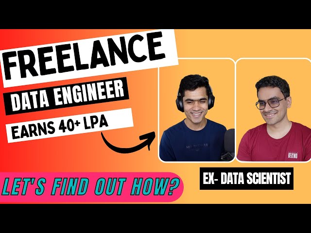 Freelance Data Engineer earns 40 LPA working from home (ft. @DarshilParmar)