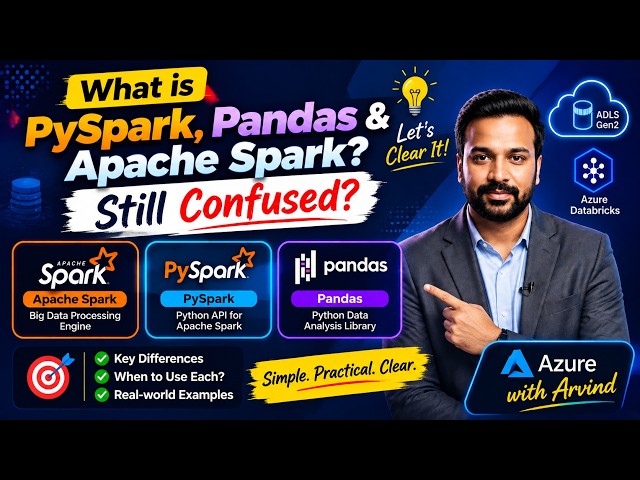 02. What is PySpark, Pandas & Apache Spark? Still Confused?