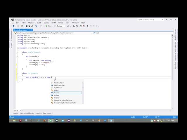 Replace Array With Object
