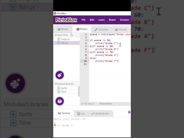 This Python Code Turns Scores Into Grades!