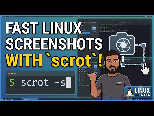 Scrot: Best Minimal Screenshot tool for Linux (X only)