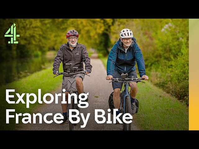 Hugh Dennis And David Baddiel Cycle The Canal De Garonne | Two Men on a Bike | Channel 4 on Tour