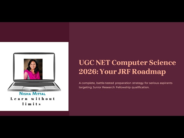 UGC NET Computer Science 2026: Best Books, PYQ PDFs & Complete Study Plan!