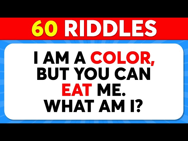 Only a Genius Can Solve These Riddles 🧠✅ Brain Teasers & Riddle Quiz 🧩