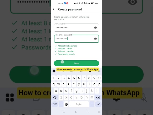 how to create password in WhatsApp #howto #password #tutorial #tricks
