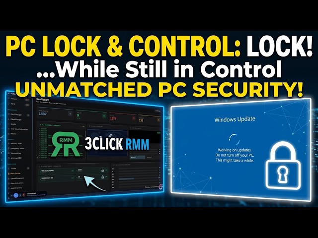 Better Than ScreenConnect? New RMM with PC Guest Block & Control!