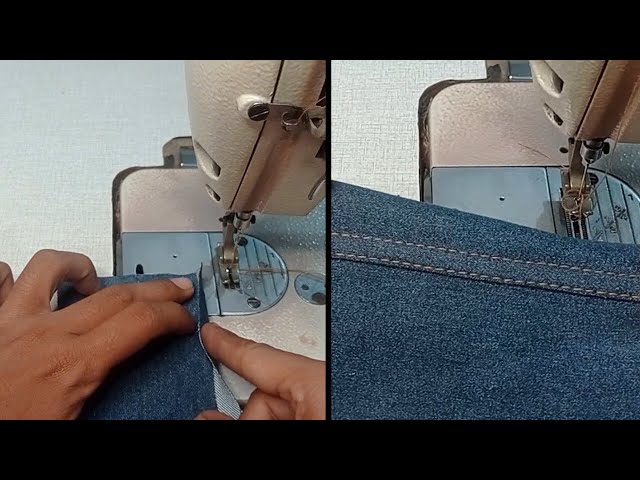 Two techniques | How To Sew Flat felled seam | Sewing tips and tricks.