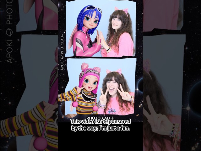 I found APOKI's frame at the selfie studio! 💖 @APOKI  #apoki #아뽀키