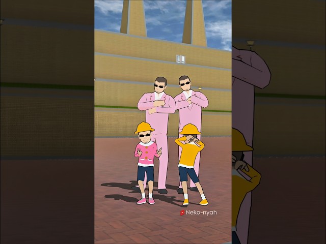 Bombalee Yakuza Kids 😆 #sakuraschoolsimulator #shorts #trending #viral #video #game #funny #dance