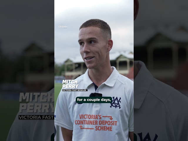Super-sub Perry relives first ball wicket