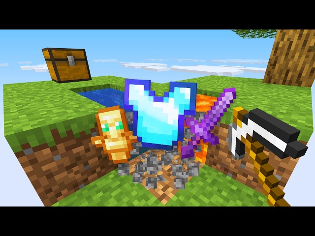Minecraft Skyblock, But Drops Are Random...