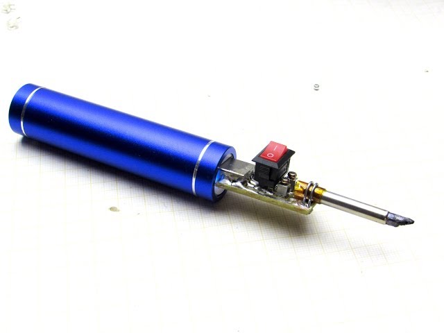 DIY pocket soldering iron