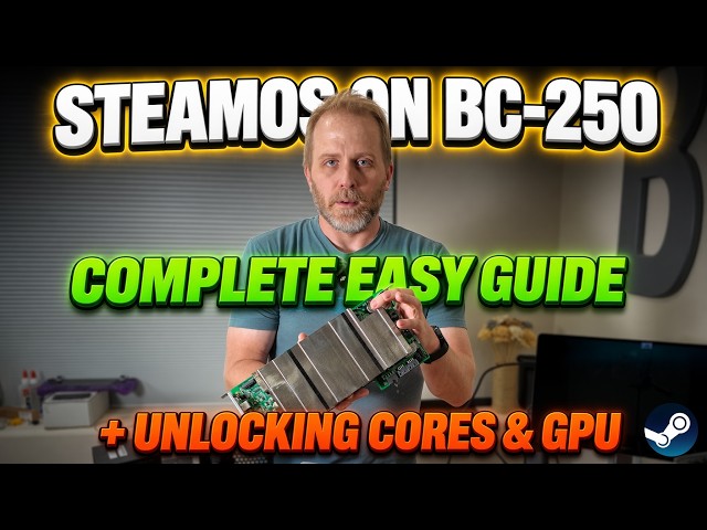 SteamOS on BC-250 - Complete Easy Guide + Unlocking Cores & GPU