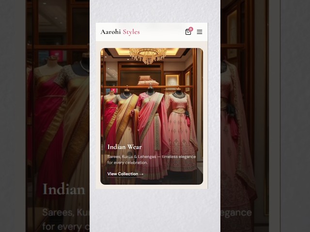 e- commerce website template using react.js...💻#websitedesign #coding #webdevelopment #ytshorts