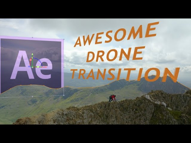 AWESOME Drone Transition // After Effects Tutorial (2021)