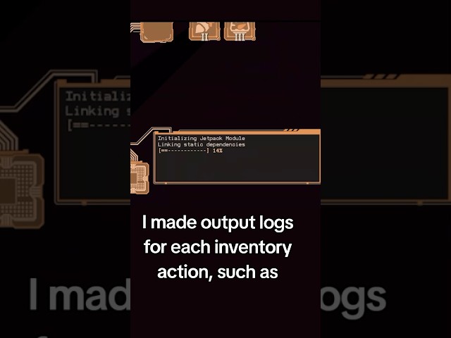 Did THIS small detail make my game's inventory UI less boring?? #gamedev #indiegame
