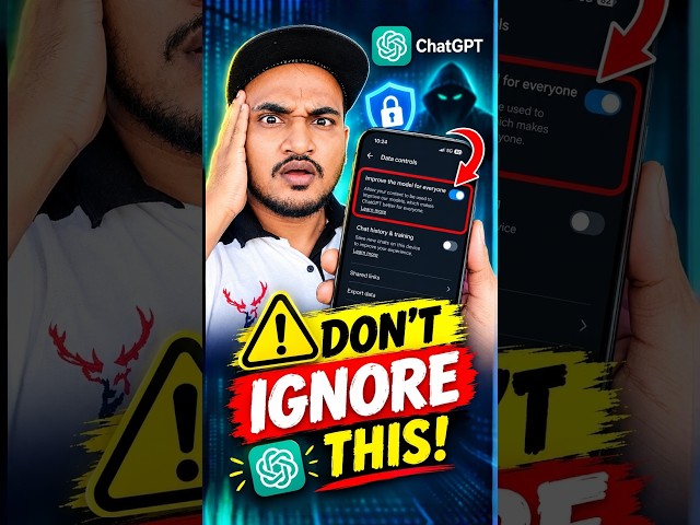 ⚠️ ChatGPT Users, Don’t Ignore This Setting! | AI Safety & Privacy Tips in Tamil #privacy