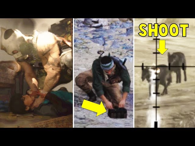 30 Wrong Actions, AI Tests & QTE Fails - Call of Duty Modern Warfare 2019