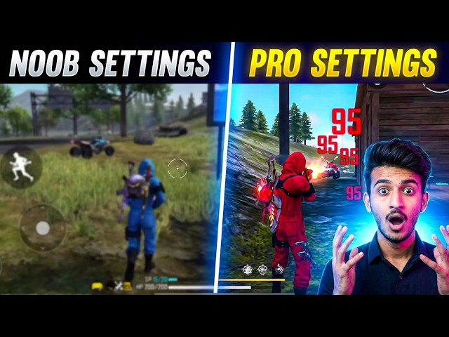 “I Tried Top Pro Players Settings 😳 Can It Give Headshots? (Free Fire 2025)”