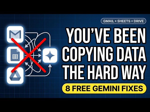 I Automated Gmail, Sheets & Drive With Gemini  - 8 Tricks That Save Hours