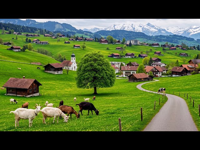 Switzerland heavenly Countryside - Relaxing walk in the most beautiful Swiss mountain villages