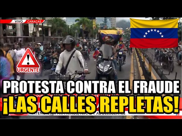🔴URGENTE PROTESTAS EN VENEZUELA POR EL FRAUDE DE MADURO CRECE LA TENSIÓN EN LAS CALLES!  BREAK POINT